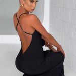 Constantina Maxi Dress - Black - Image 3