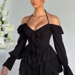 Savanna Playsuit - Black - Image 8