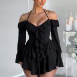 Savanna Playsuit - Black - Image 9
