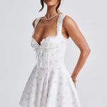 Antonella Mini Dress - Multi Floral Print - Image 6