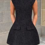 Blake Mini Dress - Black - Image 3