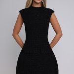 Blake Mini Dress - Black - Image 11