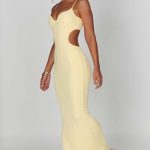 Celine Maxi Dress - Lemon - Image 6