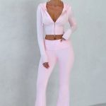 Portia Knit Pants - Pink - Image 3