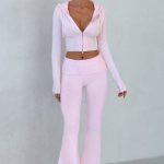 Portia Knit Pants - Pink - Image 5