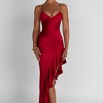 Flora Midi Dress - Red - Image 6