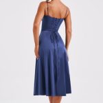 Deanna Midi Dress - Navy - Image 2