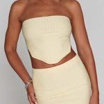 Jaz Mini Skirt - Lemon - Image 6