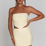 Jaz Mini Skirt - Lemon - Image 7