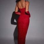 Trixie Maxi Dress - Red Sparkle - Image 2