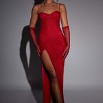 Trixie Maxi Dress - Red Sparkle - Image 4