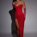 Trixie Maxi Dress - Red Sparkle - Image 8
