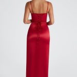 Clementine Maxi Dress - Red - Image 3