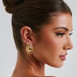 Azra Earrings - Gold - Image 2