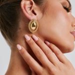 Azra Earrings - Gold - Image 3