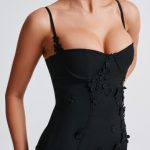 Dalary Maxi Dress - Black Lined - Image 6