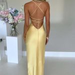 Misha Maxi Dress - Lemon - Image 2