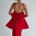 Rue Mini Dress - Red - Image 3