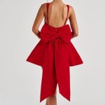 Rue Mini Dress - Red - Image 6