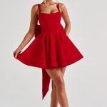 Rue Mini Dress - Red - Image 9