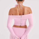 Tilli Floral Neck Tie - Pink - Image 3