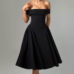 Miranda Midi Dress - Black - Image 11