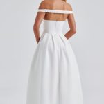 Lanetta Midi Dress - Ivory - Image 9