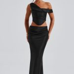 Bernadette Maxi Skirt - Black - Image 3
