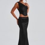 Bernadette Maxi Skirt - Black - Image 5