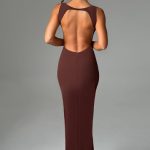 Kassandra Maxi Dress - Chocolate - Image 2