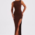 Kassandra Maxi Dress - Chocolate - Image 5
