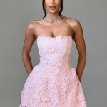 Leona Mini Dress - Blush