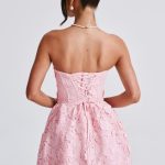 Leona Mini Dress - Blush - Image 6