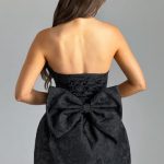 Elenora Mini Dress - Black - Image 2