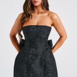 Elenora Mini Dress - Black - Image 4