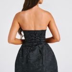 Elenora Mini Dress - Black - Image 5