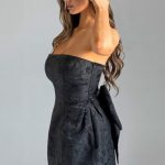Elenora Mini Dress - Black - Image 7