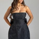 Elenora Mini Dress - Black - Image 12