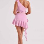 Daina Mini Skirt - Pink - Image 3