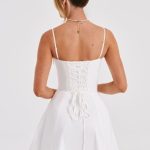 Lacey Mini Dress - Ivory - Image 3