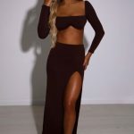 Mariana Maxi Skirt - Chocolate - Image 4