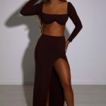Mariana Maxi Skirt - Chocolate - Image 5