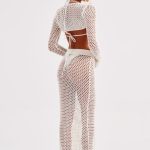 Riella Maxi Skirt - White - Image 3