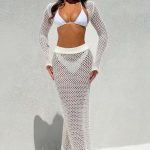Riella Maxi Skirt - White - Image 4