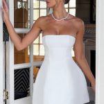 Asha Mini Dress - Ivory - Image 2