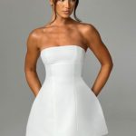 Asha Mini Dress - Ivory - Image 3