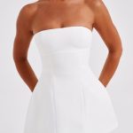 Asha Mini Dress - Ivory - Image 6