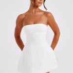 Asha Mini Dress - Ivory - Image 8