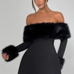 Villanelle Mini Dress - Black - Image 6