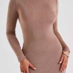 Anastassia Maxi Dress - Chocolate - Image 5